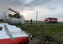 俄否认俄罗斯与马航客机坠毁有关