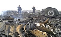MH17航班疑似被击落 乌克兰冲突双方互相指责