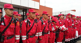 中国国际救援队抵达尼泊尔